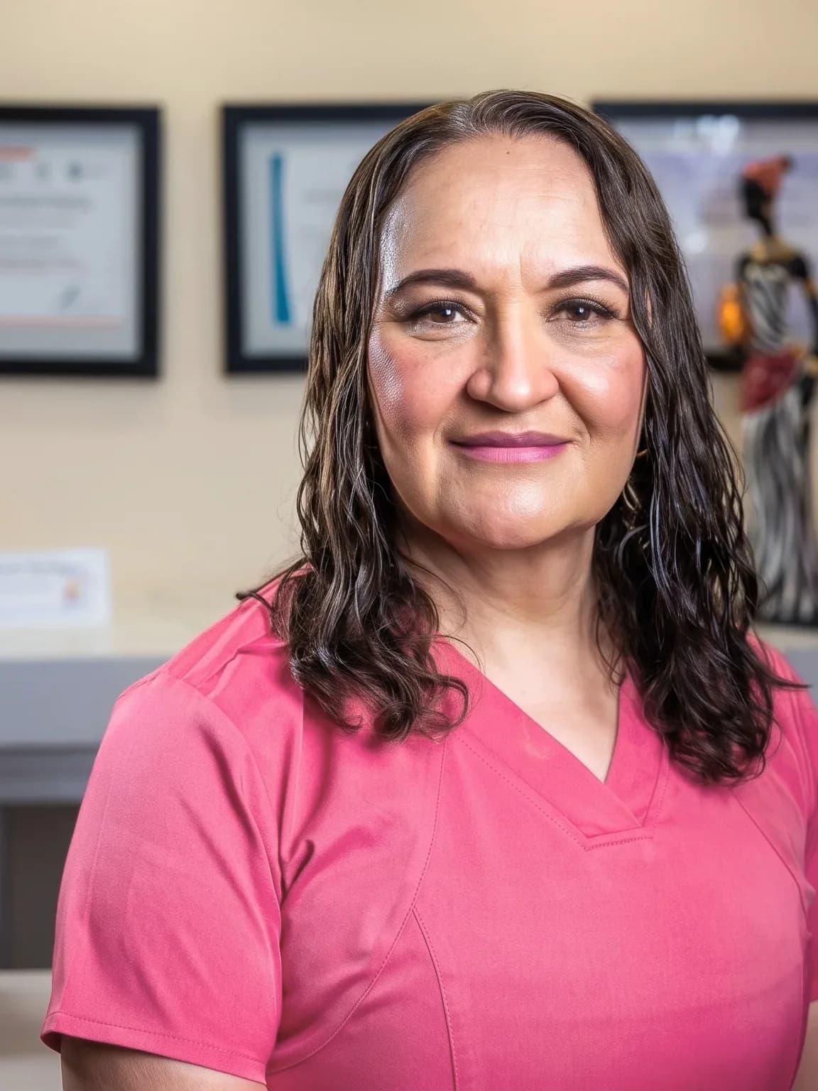 Dra. Ana Rosa Claustro Rodríguez en su consultorio de Zapopan
